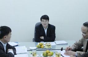 Thứ trưởng Bộ Nội vụ Nguyễn Tiến Dĩnh làm việc với Ban quản lý Dự án ADB, Bộ Nội vụ